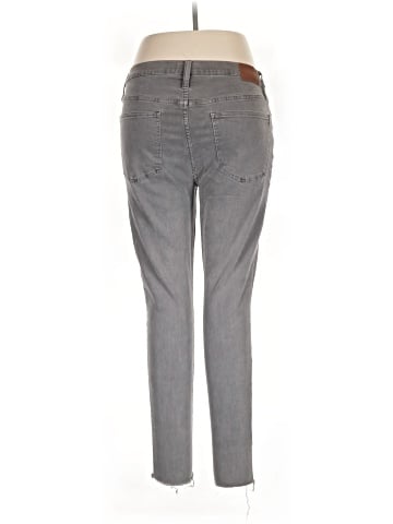 Madewell 9" High-Rise Skinny Jeans: Raw-Hem Garment-Dyed Edition (view 2)