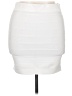 Bar III Solid White Casual Skirt Size XL - photo 1