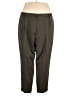Lands' End 100% Rayon Solid Brown Casual Pants Size 26W - photo 1