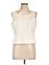 Kasper 100% Polyester Ivory Sleeveless Blouse Size 10 - photo 1