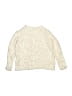 OshKosh B'gosh 100% Acrylic Floral Ivory Pullover Sweater Size 4T - photo 2