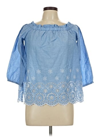 Ann Taylor Factory 3/4 Sleeve Blouse (view 1)