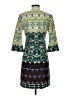 Taylor Paisley Green Casual Dress Size 2 - photo 2