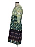 Taylor Paisley Green Casual Dress Size 2 - photo 5