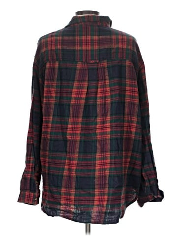 American Eagle Outfitters Long Sleeve Button-Down Shirt (view 2)