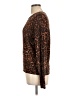 Philosophy Republic Clothing Animal Print Brown Pullover Sweater Size L - photo 5