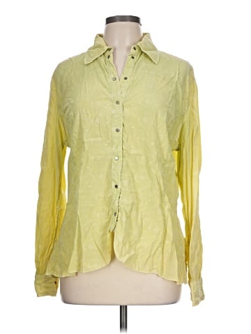 Ryan Michael Long Sleeve Silk Top (view 1)