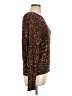 Philosophy Republic Clothing Animal Print Brown Pullover Sweater Size L - photo 4