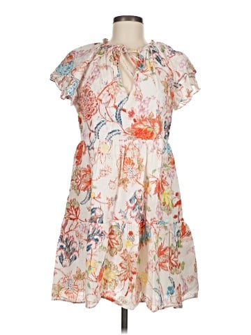 Lavender Brown Casual Dress (view 1)