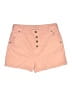 Wrap Solid Pink Shorts Size 10 - photo 1