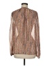 Carlisle 100% Polyester Brown Long Sleeve Blouse Size 6 - photo 2