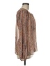 Carlisle 100% Polyester Brown Long Sleeve Blouse Size 6 - photo 4