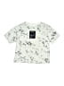 Zara Silver Short Sleeve T-Shirt Size 7 - 8 - photo 1