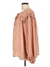 Easel Pink Long Sleeve Blouse Size L - photo 5