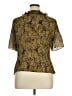 Sunny Leigh 100% Polyester Brown Short Sleeve Blouse Size XL - photo 2