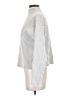 Tahari Chevron-herringbone Silver Turtleneck Sweater Size S - photo 5