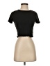 Caution to the Wind Black Short Sleeve Top Size S (estimated) - photo 1