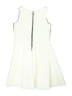 Zoe Ltd 100% Polyester Argyle Ivory Dress Size 14 - photo 2