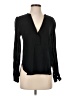 Vince. Black Long Sleeve Blouse Size 2 - photo 1