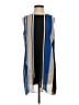 Chico's 100% Polyester Stripes Blue Casual Dress Size S - photo 1