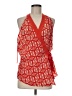 Leifsdottir 100% Silk Red Kimono Size 6 - photo 1