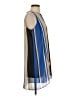 Chico's 100% Polyester Stripes Blue Casual Dress Size S - photo 4