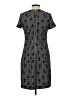 Calvin Klein Houndstooth Gray Casual Dress Size 4 - photo 2