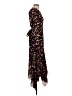 A.L.C. 100% Silk Floral Black Casual Dress Size 2 - photo 4