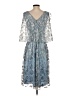 JS Collections Blue Cocktail Dress Size 4 - photo 2
