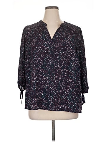Collective Concepts 3/4 Sleeve Blouse (view 1)