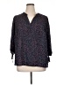 Collective Concepts 100% Polyester Black 3/4 Sleeve Blouse Size 1X - photo 1