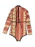 Rip Curl Paisley Red Rash Guard Size 8 - photo 2