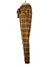 INDERO Plaid Yellow Casual Pants Size S - photo 5