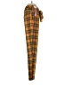 INDERO Plaid Yellow Casual Pants Size S - photo 4