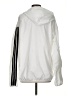 Adidas 100% Polyester Stripes White Windbreaker Size S - photo 2