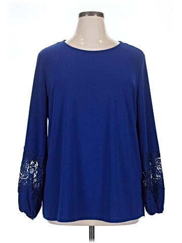 Dennis by Dennis Basso Long Sleeve Blouse (view 1)