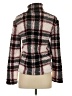 CoffeeShop 100% Polyester Plaid Burgundy Cardigan Size S - photo 2