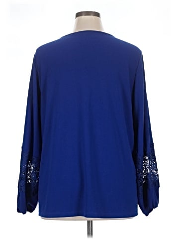 Dennis by Dennis Basso Long Sleeve Blouse (view 2)