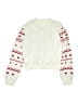 H&M 100% Acrylic Hearts Ivory Pullover Sweater Size 20 - photo 2