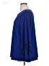 Dennis by Dennis Basso Blue Long Sleeve Blouse Size XL - photo 5