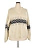 rue21 100% Acrylic Chevron-herringbone Ivory Pullover Sweater Size 3X - photo 1