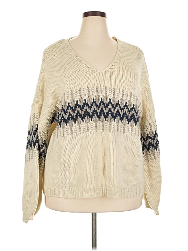Pre-owned Rue21 Pullover Sweater In Ivory