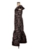 Rebecca Taylor Paisley Brown Cocktail Dress Size 4 - photo 5