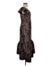 Rebecca Taylor Paisley Brown Cocktail Dress Size 4 - photo 4