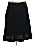 Robin Howe Solid Black Wool Skirt Size 14 - photo 1