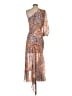 Veronica Beard 100% Silk Paisley Orange Cocktail Dress Size 4 - photo 2