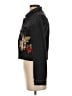 Haute Monde Floral Black Denim Jacket Size S - photo 5
