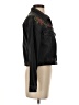 Haute Monde Floral Black Denim Jacket Size S - photo 4