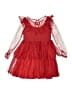 Beetlejuice 100% Polyester Red Dress Size 6 - 7 - photo 1
