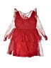 Beetlejuice 100% Polyester Red Dress Size 6 - 7 - photo 2